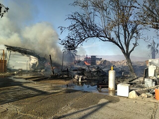 Desert Shores Trailer Park fire_1